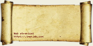 Negovanka Vasiljević vizit kartica